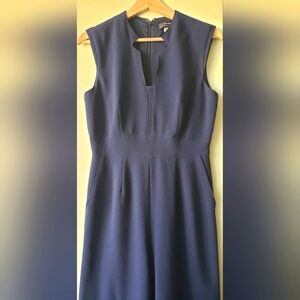 Tahari Navy Blue Sleeveless Jumpsuit - 6